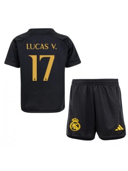 Real Madrid Lucas Vazquez #17 Replika Tredje Kläder Barn 2023-24 Kortärmad (+ byxor)